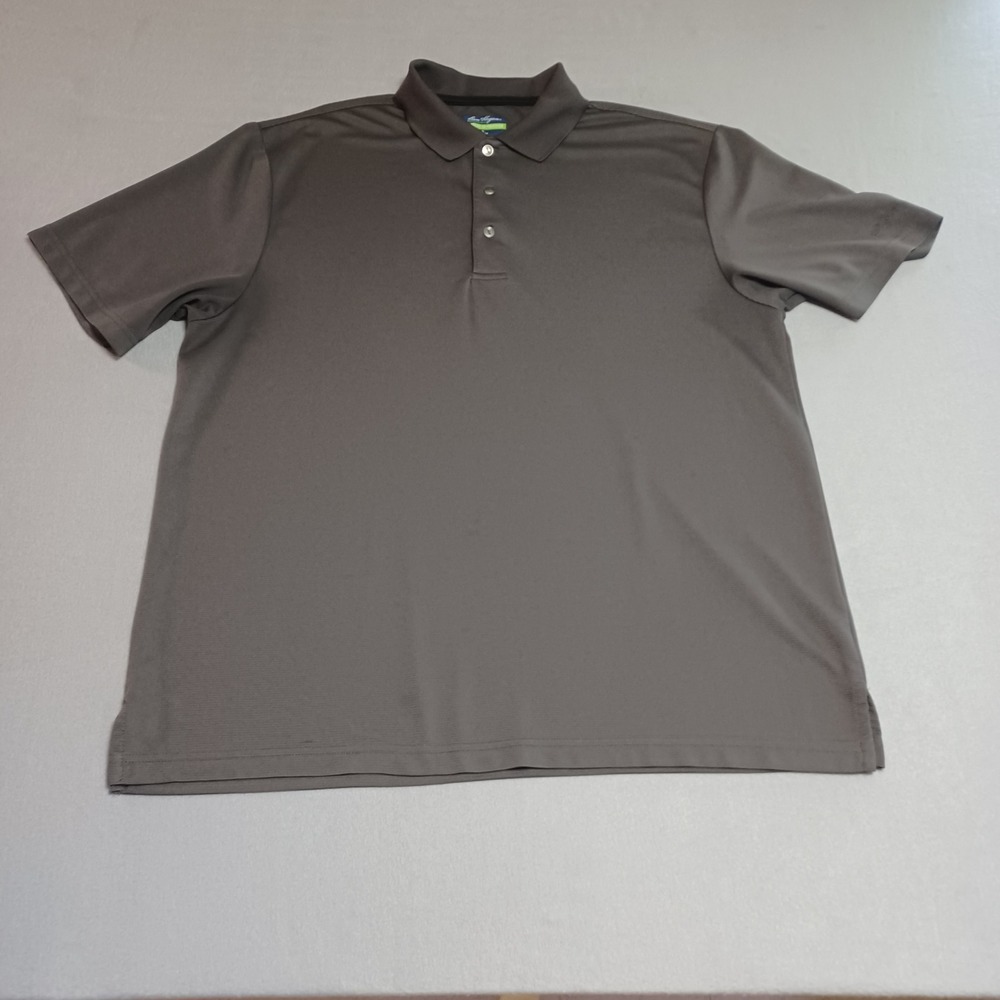 Ben Hogan Performance Mens XL Charcoal Gray Short Sleeve Golf Polo Shirt WT4444